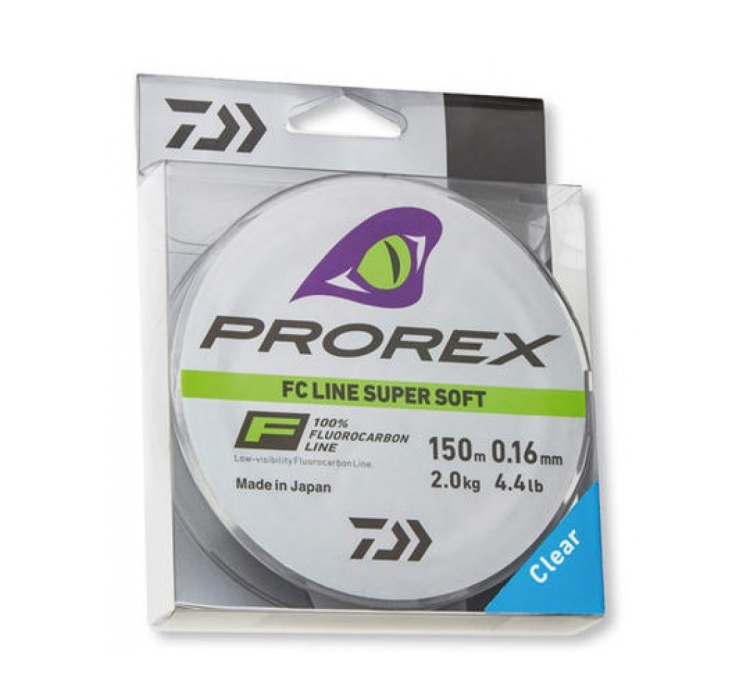 Флюорокарбон Daiwa Prorex FC Line Super Soft 0.36мм 9.3кг 150м - 2 Флюорокарбон Daiwa Prorex FC Line Super Soft 0.36мм 9.3кг 150м - 2