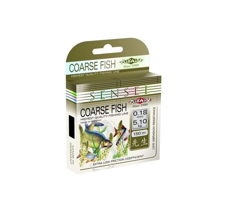 Леска Mikado SENSEI COARSE FISH 150 м 0,24 мм - 1 Леска Mikado SENSEI COARSE FISH 150 м 0,24 мм - 1