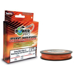 Шнур Power Pro Bite Motion 150м Orange Black 0.10мм 11lb/5кг