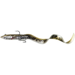 Силиконовая приманка Savage Gear 4D Real Eel 300mm 80.0g Olive/Pearl PHP (поштучно) (1 шт.)