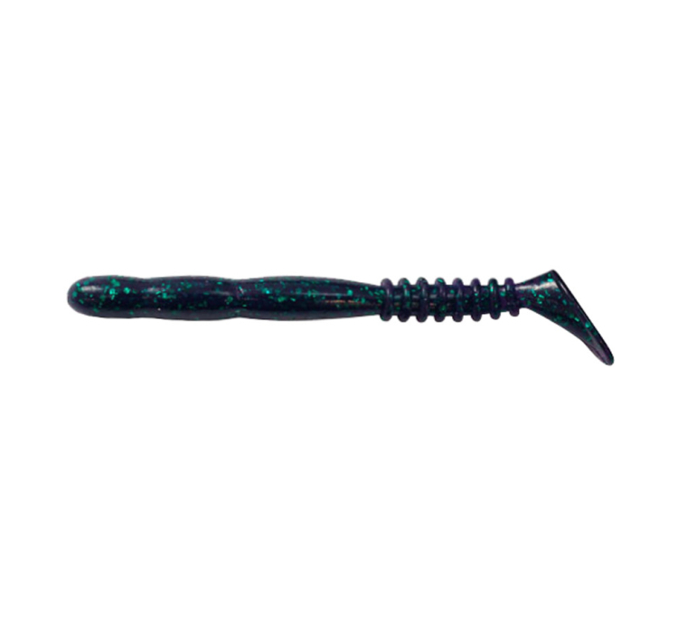 Силиконовая приманка Reins Rockvibe Shad 2" 012 Junebug (20 шт./пач.) - 1 Силиконовая приманка Reins Rockvibe Shad 2" 012 Junebug (20 шт./пач.) - 1