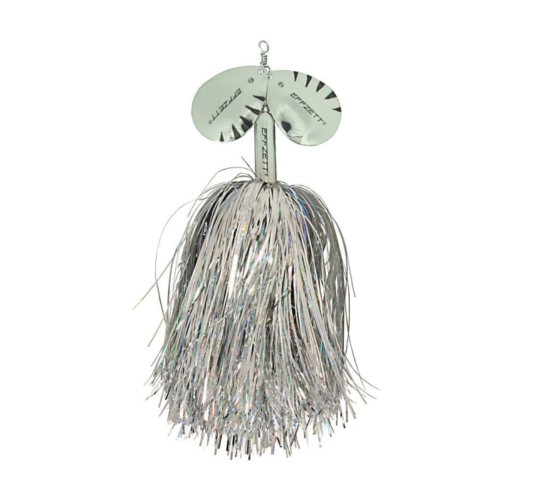 Блешня-вертушка з двома пелюстками DAM Effzett Pike Rattlin' Spinner Silver 40 г - 1 Блешня-вертушка з двома пелюстками DAM Effzett Pike Rattlin' Spinner Silver 40 г - 1