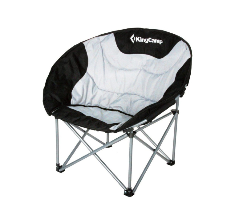 Лежак KingCamp Deluxe Moon Chair (KC3889) Black/grey - 1 Лежак KingCamp Deluxe Moon Chair (KC3889) Black/grey - 1