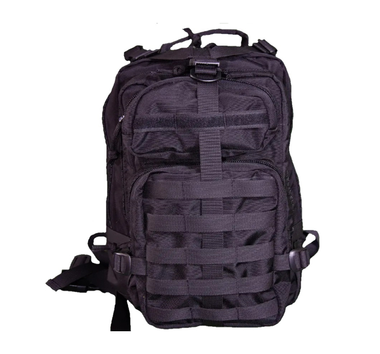 Рюкзак тактичний 35 літрів Kirasa кордура чорний (Арт KI942) - 1 Рюкзак тактичний 35 літрів Kirasa кордура чорний (Арт KI942) - 1