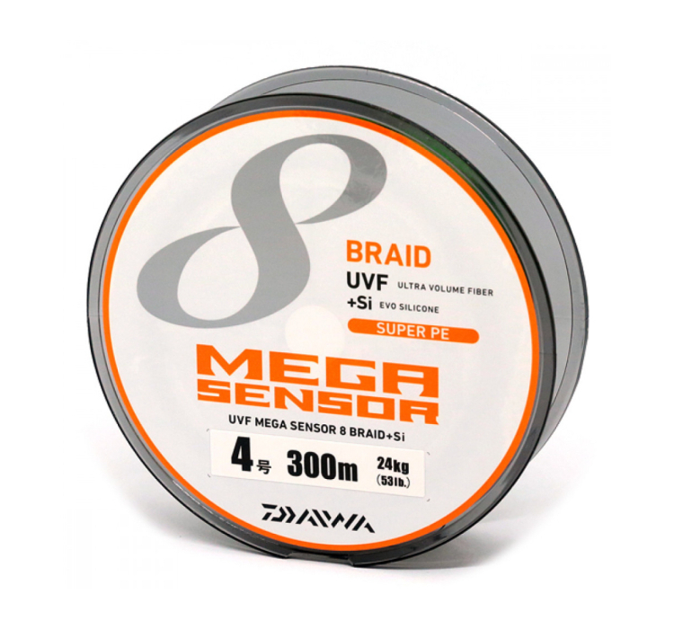 Шнур Daiwa UVF Mega Sensor X8 300м #5.0 - 1 Шнур Daiwa UVF Mega Sensor X8 300м #5.0 - 1