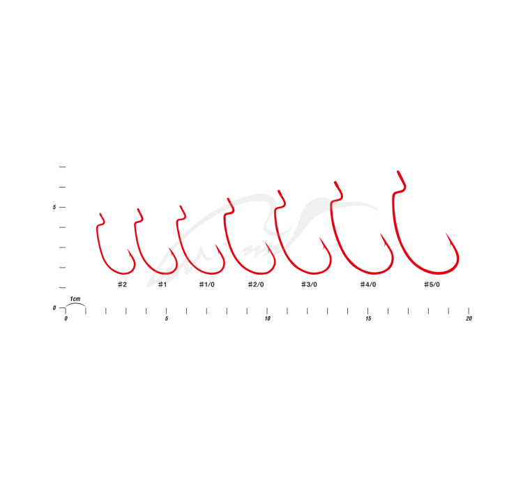Крючок Decoy Worm17R Kg Hook R #1 (7 шт/уп) - 3 Крючок Decoy Worm17R Kg Hook R #1 (7 шт/уп) - 3