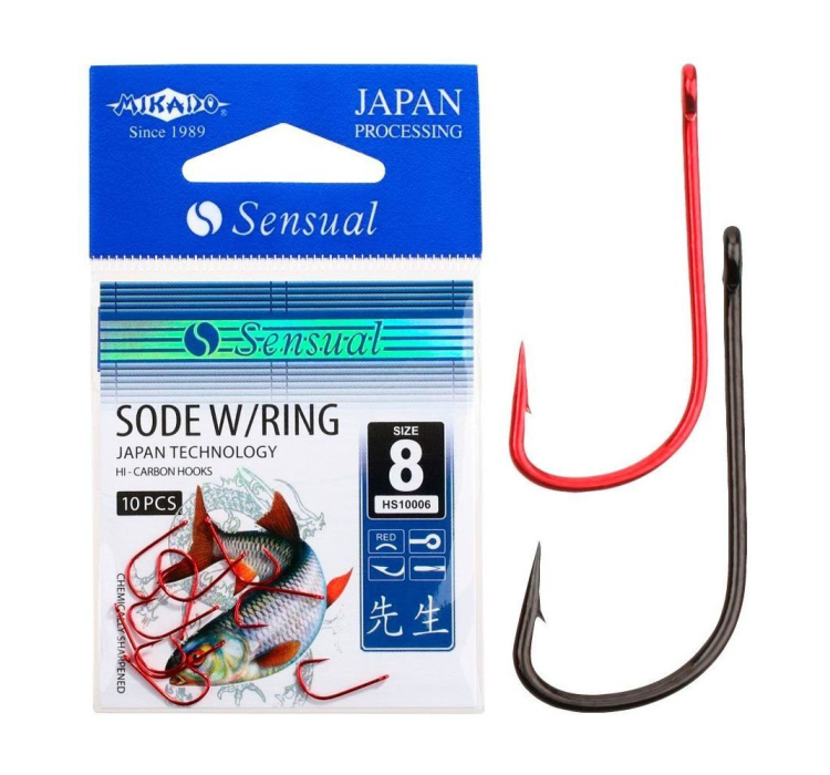 Крючок Mikado Sensual Sode (красный) № 16 - 1 Крючок Mikado Sensual Sode (красный) № 16 - 1
