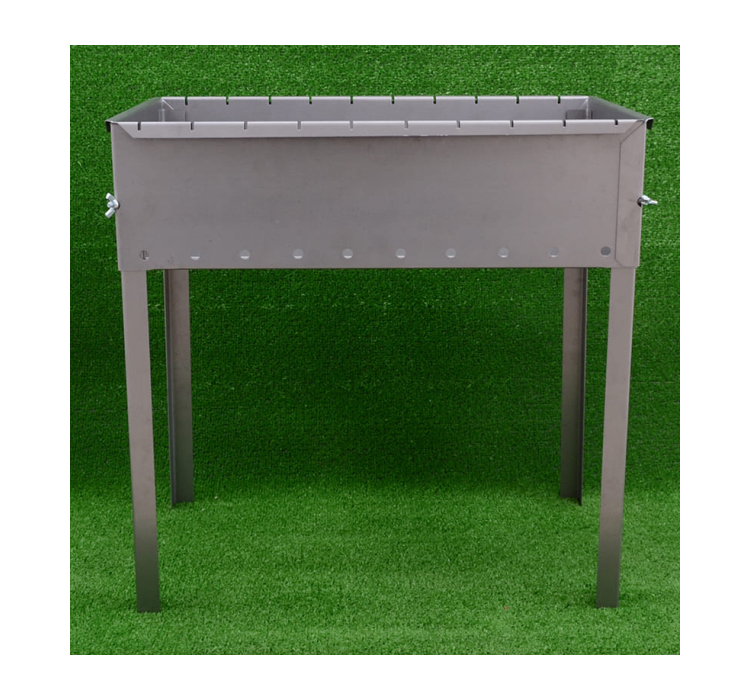 Мангал для шашлыков (10-местный), черный - 2 Мангал для шашлыков (10-местный), черный - 2