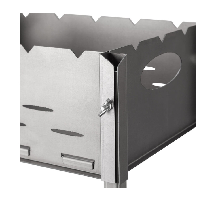 Мангал розкладний маленький Кемпінг B2 - 4 Мангал розкладний маленький Кемпінг B2 - 4