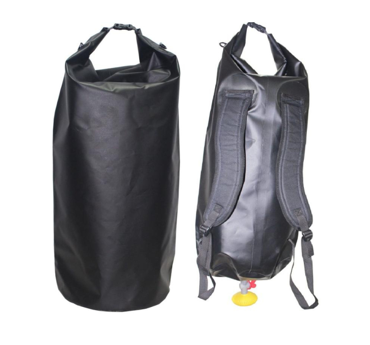 Герморюкзак з душем 110L Black (SK0011) - 1 Герморюкзак з душем 110L Black (SK0011) - 1