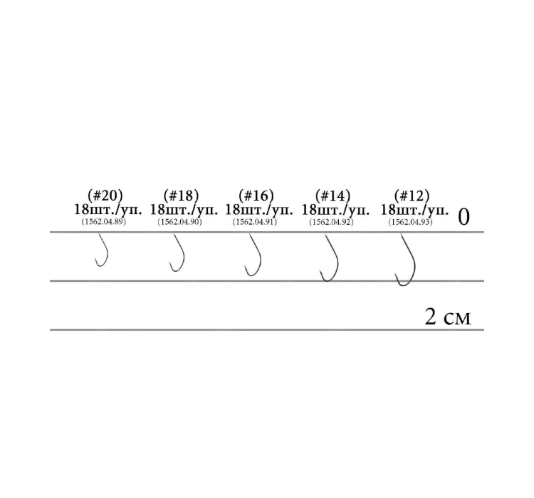 Крючок Decoy M-005 ZERO-PRO #12 (18 шт/уп) - 3 Крючок Decoy M-005 ZERO-PRO #12 (18 шт/уп) - 3