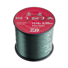Леска Daiwa Ninja X Line Green 0.30 мм 6.6 кг 1210м