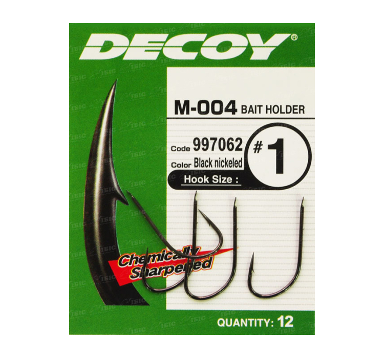 Крючок Decoy M-004 Bait Holder #3 (12 шт/уп) - 1 Крючок Decoy M-004 Bait Holder #3 (12 шт/уп) - 1