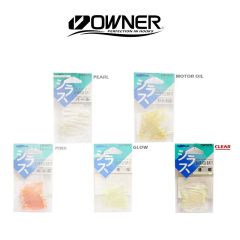 Силіконова приманка Owner Rubber Fish Shirasu Bait col.Clear 37 мм, 10 шт./уп