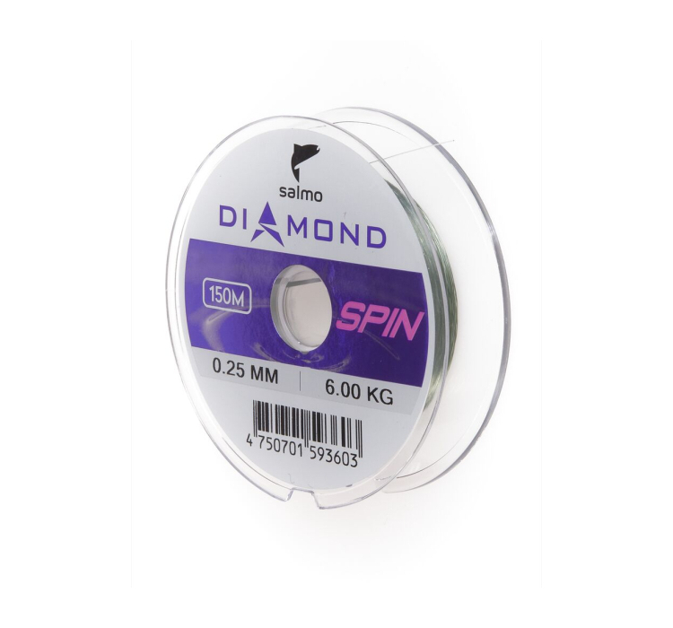 Леска Salmo Diamond Spin 150м 0,25мм - 1 Леска Salmo Diamond Spin 150м 0,25мм - 1