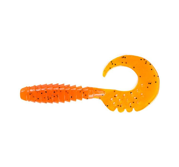 Силіконова приманка FishUP Fancy Grub 2.5"" #049 - Orange Pumpkin/Black (10шт/уп) - 1 Силіконова приманка FishUP Fancy Grub 2.5"" #049 - Orange Pumpkin/Black (10шт/уп) - 1