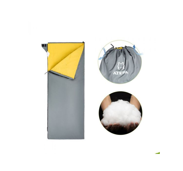 Спальный мешок Atepa LIGHT 1200 (AS2003) L GREY - 3 Спальный мешок Atepa LIGHT 1200 (AS2003) L GREY - 3