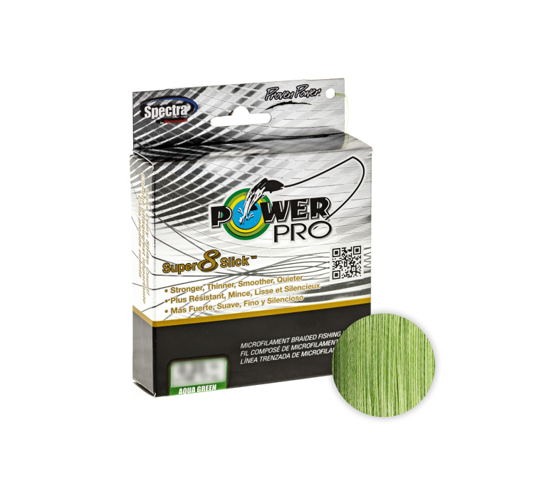 Шнур Power Pro Super 8 Slick 135m Aqua Green 0.19 33lb/15kg - 1 Шнур Power Pro Super 8 Slick 135m Aqua Green 0.19 33lb/15kg - 1
