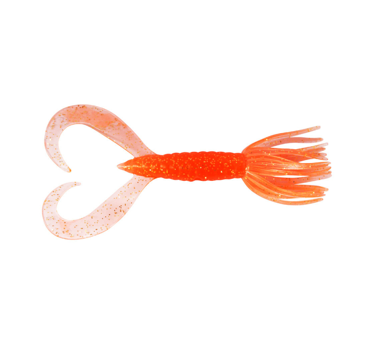 Силиконовая приманка Keitech Little Spider 2" (8 шт./пач. ц.:ea#06 orange flash - 1 Силиконовая приманка Keitech Little Spider 2" (8 шт./пач. ц.:ea#06 orange flash - 1