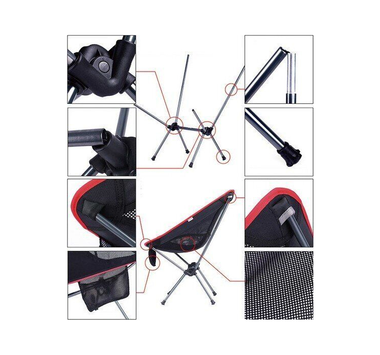 Шезлонг KingCamp Alu Leisure Chair (KC3919) Black - 2 Шезлонг KingCamp Alu Leisure Chair (KC3919) Black - 2