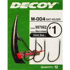 Крючок Decoy M-004 Bait Holder #2 (12 шт/уп)