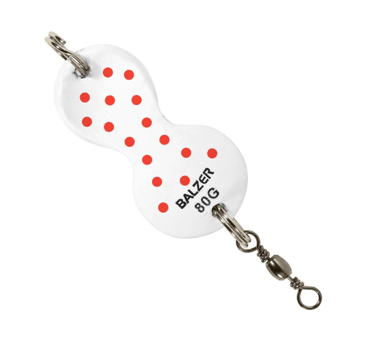 Блешня Balzer Flatfish Spoon White 80 г - 1 Блешня Balzer Flatfish Spoon White 80 г - 1
