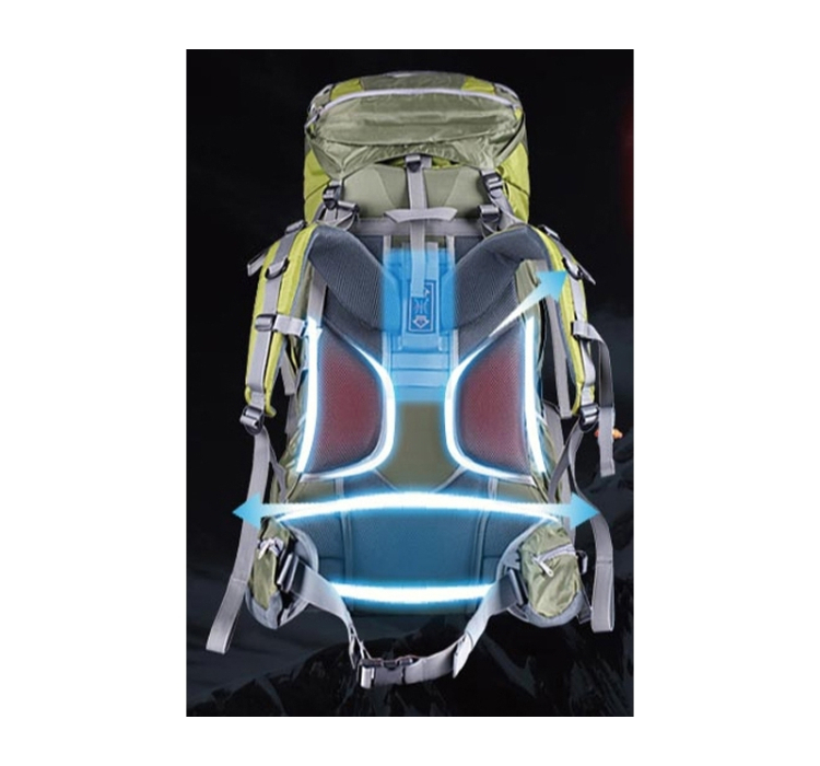 Рюкзак KingCamp Peak 60+5 (KB3248) Green - 4 Рюкзак KingCamp Peak 60+5 (KB3248) Green - 4