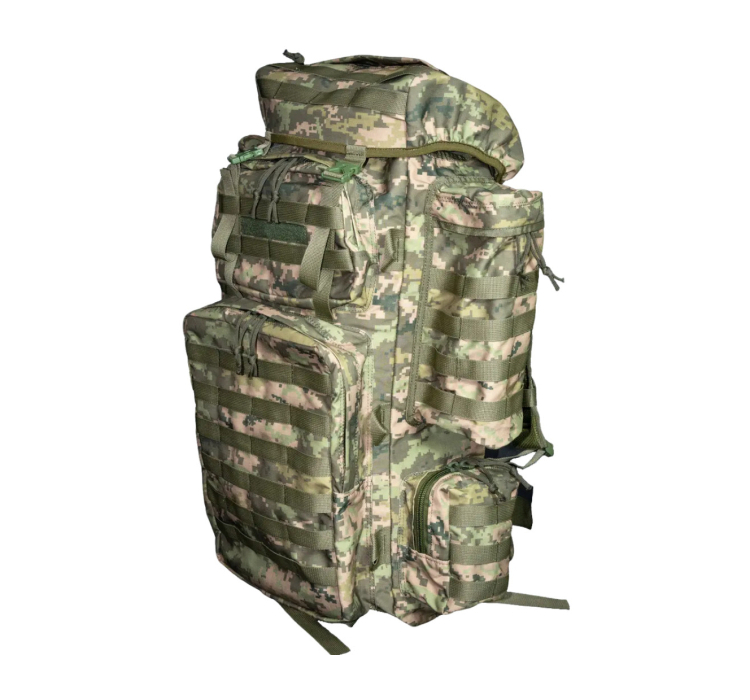 Рюкзак тактичний 70 літрів Kirasa кордура піксель (Арт KI951) Рюкзак тактичний 70 літрів Kirasa кордура піксель (Арт KI951)