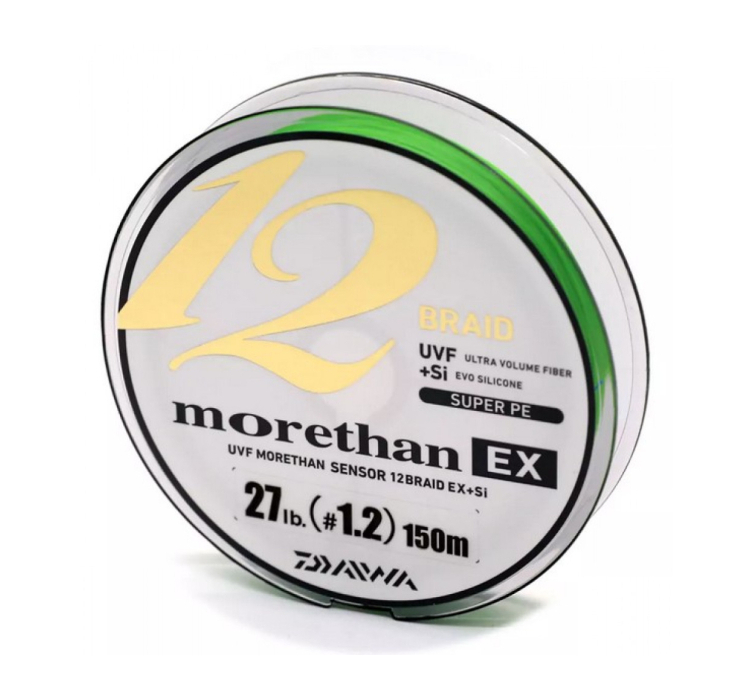 Шнур Daiwa UVF Morethan Sensor 12 EX+SI 150м #1.5 - 1 Шнур Daiwa UVF Morethan Sensor 12 EX+SI 150м #1.5 - 1