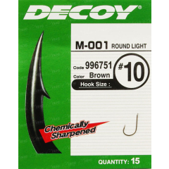 Гачок Decoy M-001 Round Light #8 (15 шт/уп)