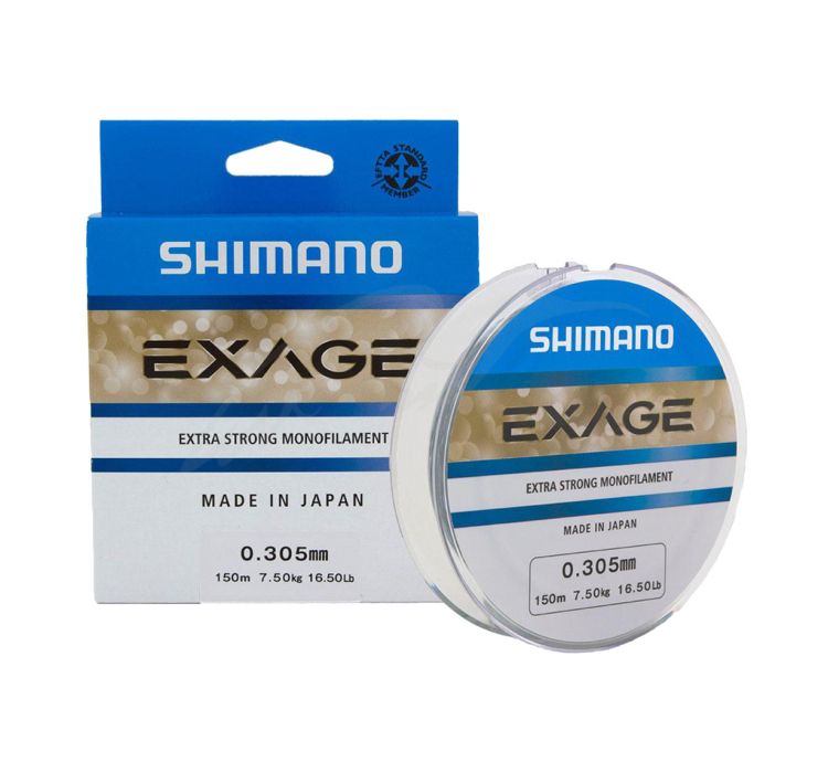 Леска Shimano Exage 300m 0.225mm 4.4kg - 1 Леска Shimano Exage 300m 0.225mm 4.4kg - 1