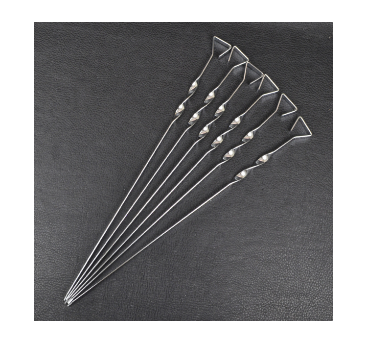 Набір шампурів GRILL ME BQ-045F (6шт), нержавіюча сталь - 2 Набір шампурів GRILL ME BQ-045F (6шт), нержавіюча сталь - 2