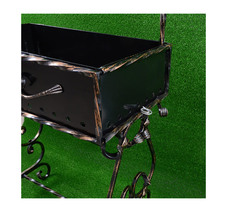 Мангал для шашликів (10-місний), кований - 5 Мангал для шашликів (10-місний), кований - 5