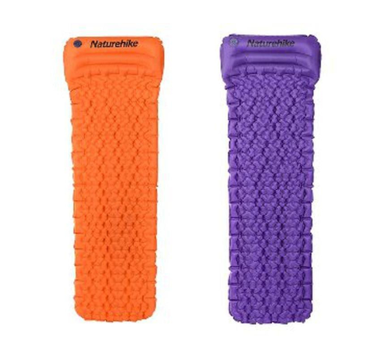 Одинарний надувний матрац з подушкою Nature Hike ULTRALIGH TPU 185x54x3см. Вага 460гр, пурпурний - 2 Одинарний надувний матрац з подушкою Nature Hike ULTRALIGH TPU 185x54x3см. Вага 460гр, пурпурний - 2