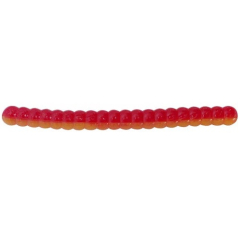 Силиконовая приманка Big Bite Baits Trout Worm 2" Red/Yellow 10 шт.