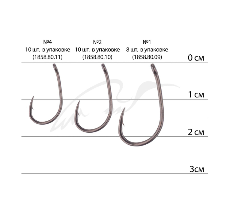 Гачок Brain Wide Gape #2 (10 шт/уп) - 3 Гачок Brain Wide Gape #2 (10 шт/уп) - 3