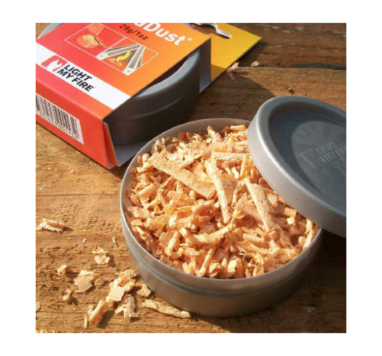 Стружка мексиканської сосни для розпалювання LIGHT MY FIRE TinderDust (28гр), блiстер - 3 Стружка мексиканської сосни для розпалювання LIGHT MY FIRE TinderDust (28гр), блiстер - 3
