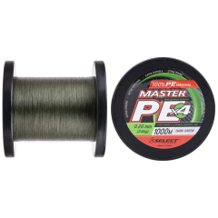Шнур Select Master PE 1000m (темн.-зел.) 0.16mm 19kg