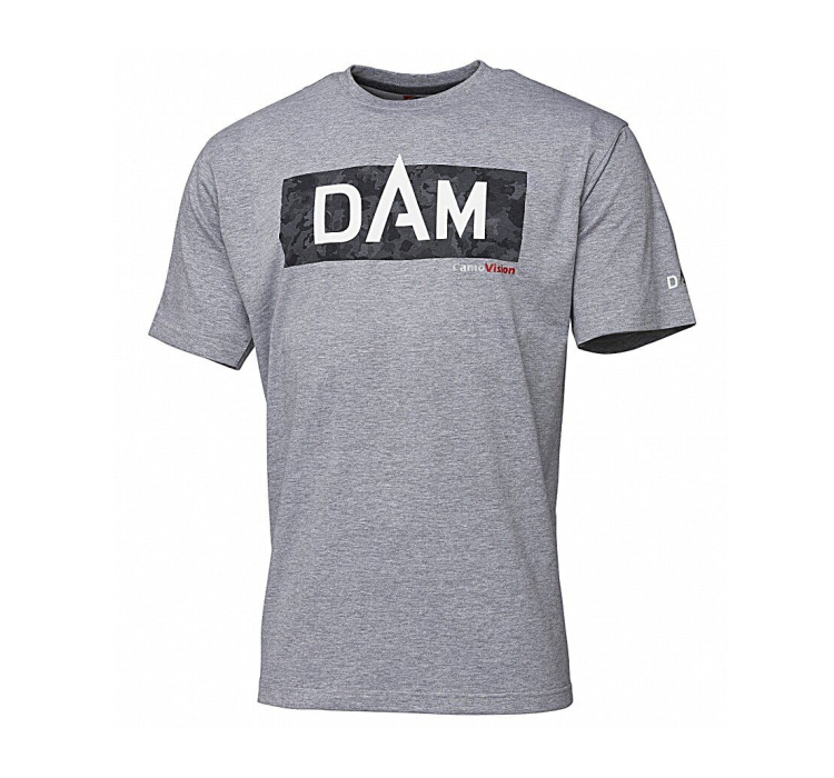 Футболка DAM Logo Tee XXL Grey Melange - 1 Футболка DAM Logo Tee XXL Grey Melange - 1