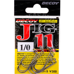 Крючок Decoy JIG11 #2/0 (9 шт/уп)