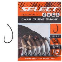 Гачок Select Carp Curve Shank #2 (10 шт/уп)