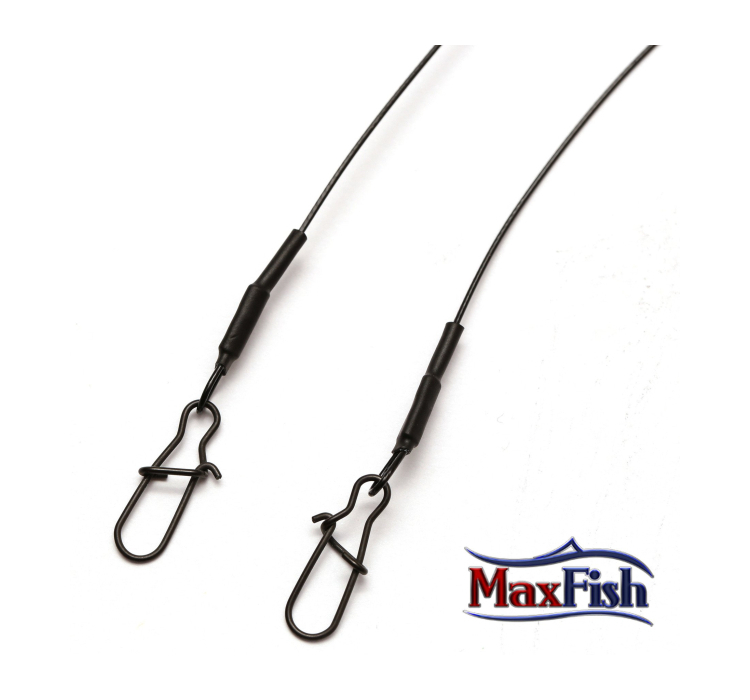 Поводок стальной с застежкой DAM Effzet Coated Core 7 Spin Leader 7 жил 30см 24кг 2шт - 1 Поводок стальной с застежкой DAM Effzet Coated Core 7 Spin Leader 7 жил 30см 24кг 2шт - 1