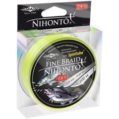 Плетений шнур Mikado NIHONTO FINE BRAID 100 м жовтий 0,12 мм