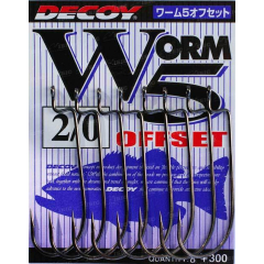 Крючок Decoy Worm5 Offset #1 (9 шт/уп)