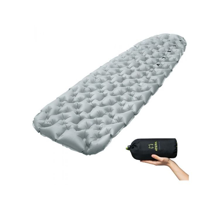 Надувной каримат Atepa ULTRALIGHT 450 (AM1903) LIGHTGREY - 2 Надувной каримат Atepa ULTRALIGHT 450 (AM1903) LIGHTGREY - 2