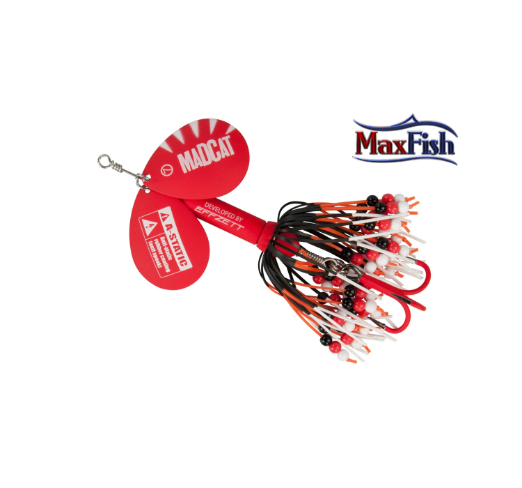 Блешня-вертушка на сома DAM MADCAT A-Static Rattlin Red 75 г - 1 Блешня-вертушка на сома DAM MADCAT A-Static Rattlin Red 75 г - 1