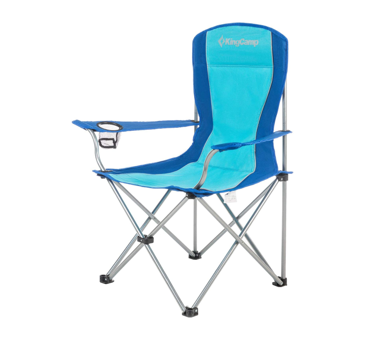 Шезлонг KingCamp Arms Chairin Steel (KC3818) Blue - 2 Шезлонг KingCamp Arms Chairin Steel (KC3818) Blue - 2