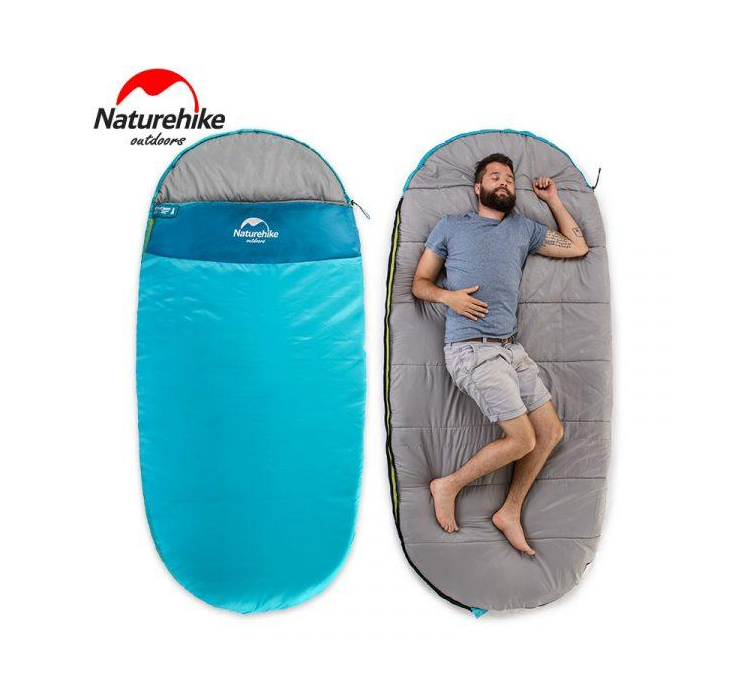 Спальний мішок Nature Hike PAD300 овальної форми (200+30)*100см вага 1,9кг, 5-10℃ синій - 1 Спальний мішок Nature Hike PAD300 овальної форми (200+30)*100см вага 1,9кг, 5-10℃ синій - 1