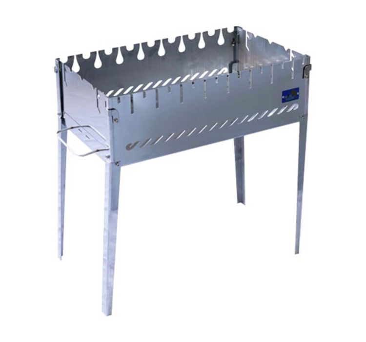 Мангал Smoke House Чемодан (8-місний), нержавіюча сталь - 1 Мангал Smoke House Чемодан (8-місний), нержавіюча сталь - 1