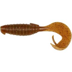 Силіконова приманка Keitech Flapper Grub 4" (7 шт/пак) к:pal#07 motoroil red flake